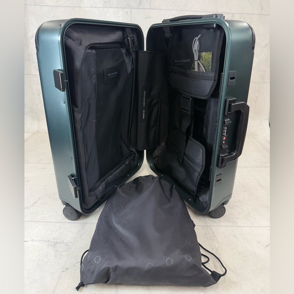 (SW-2) Solgaard Carry-On Luggage In Ibiza Jade In The Shade - Picture 2 of 5